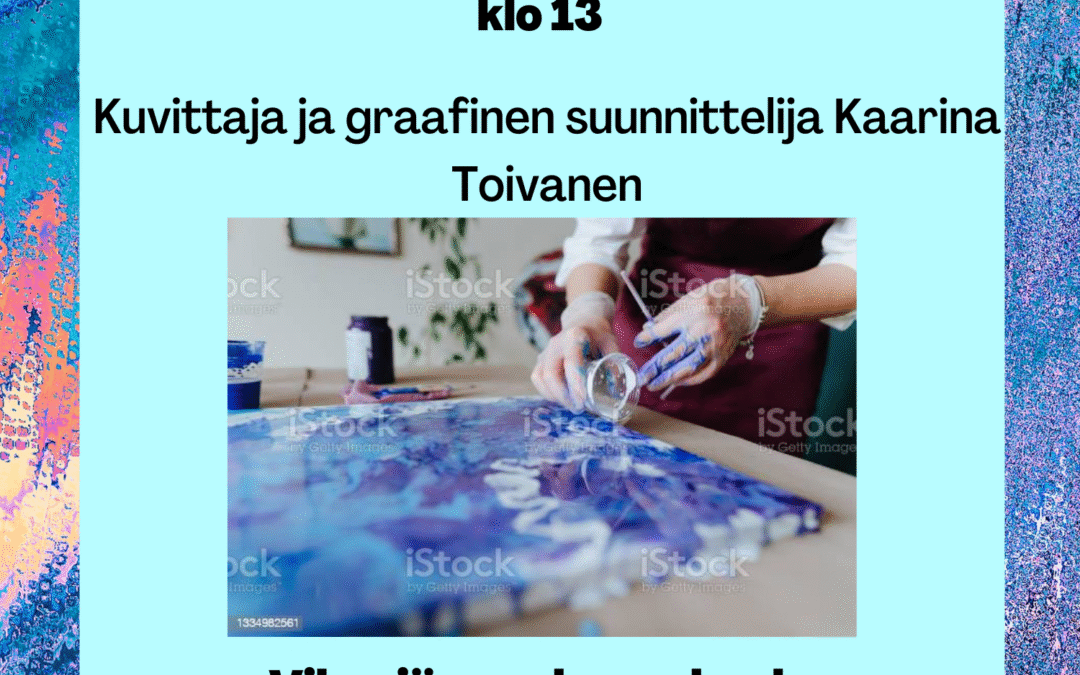 Kuvitusta akryylimaaleilla puumateriaalille 6.8.2022
