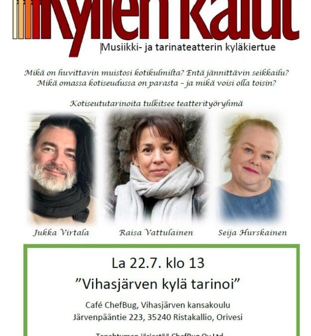 Musiikki- ja tarinateatteri ”Kylien kaiut” 22.7.2023