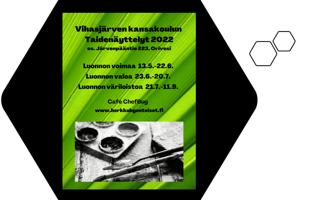 Tervetuloa taidenäyttelyihin 13.5.-11.9.2022!