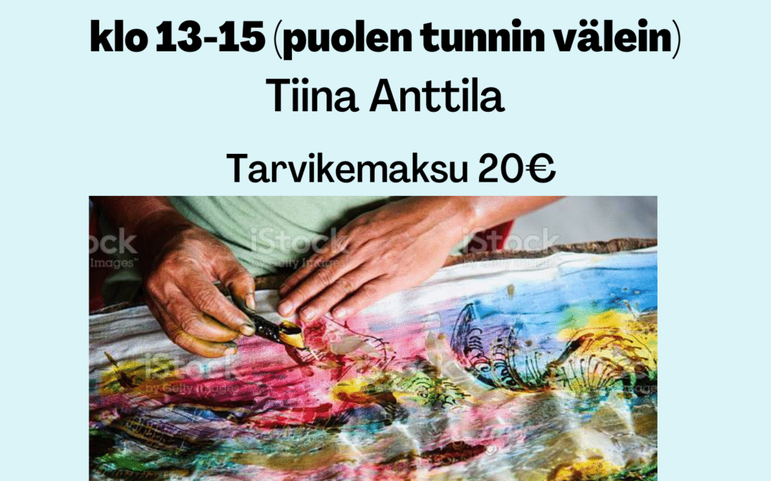Tutustutaan enkaustekniikka-vahamaalaukseen 16.7.2022